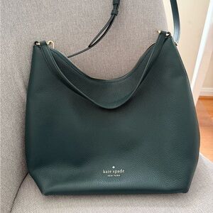 Kate Spade Dark Green Hobo Bag